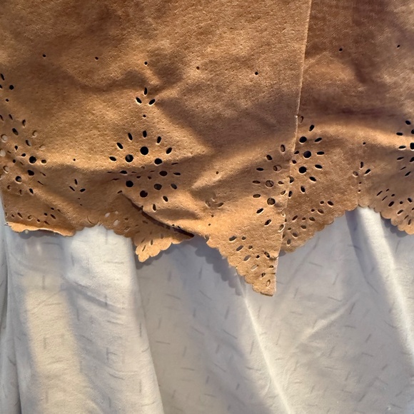 Dennis Basso boho penny lane suede jacket - Picture 3 of 8